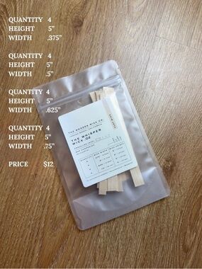 The Whisper Wick .02 - Candle Wicks Set